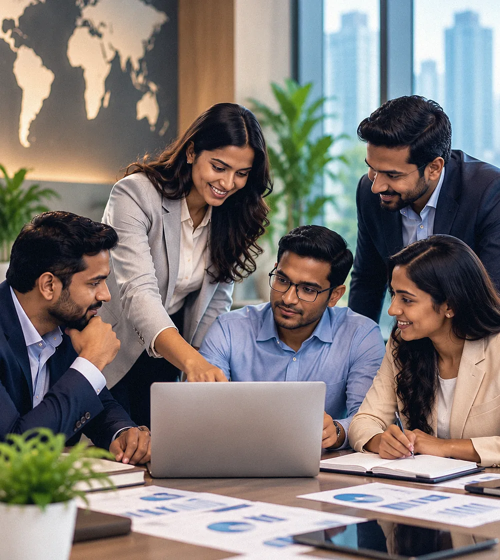 Turntide team in a client working session
