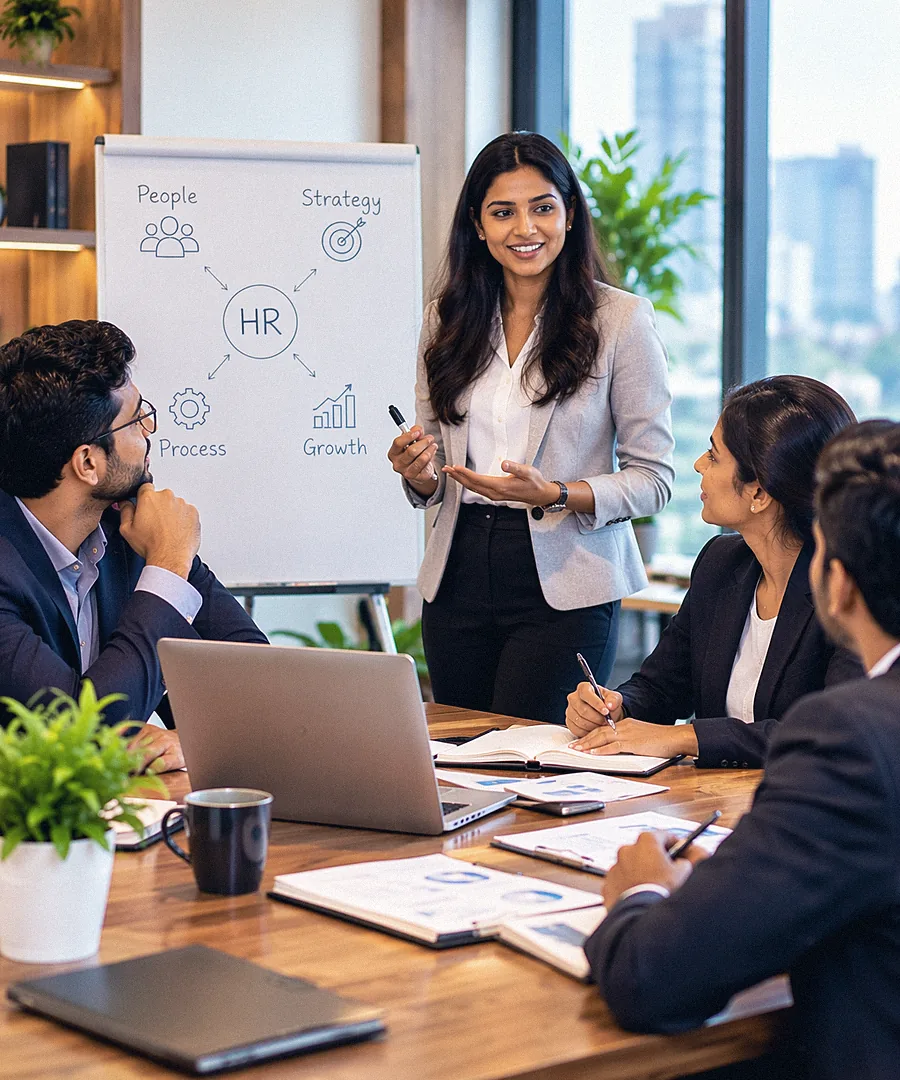 HR consultants in a planning session