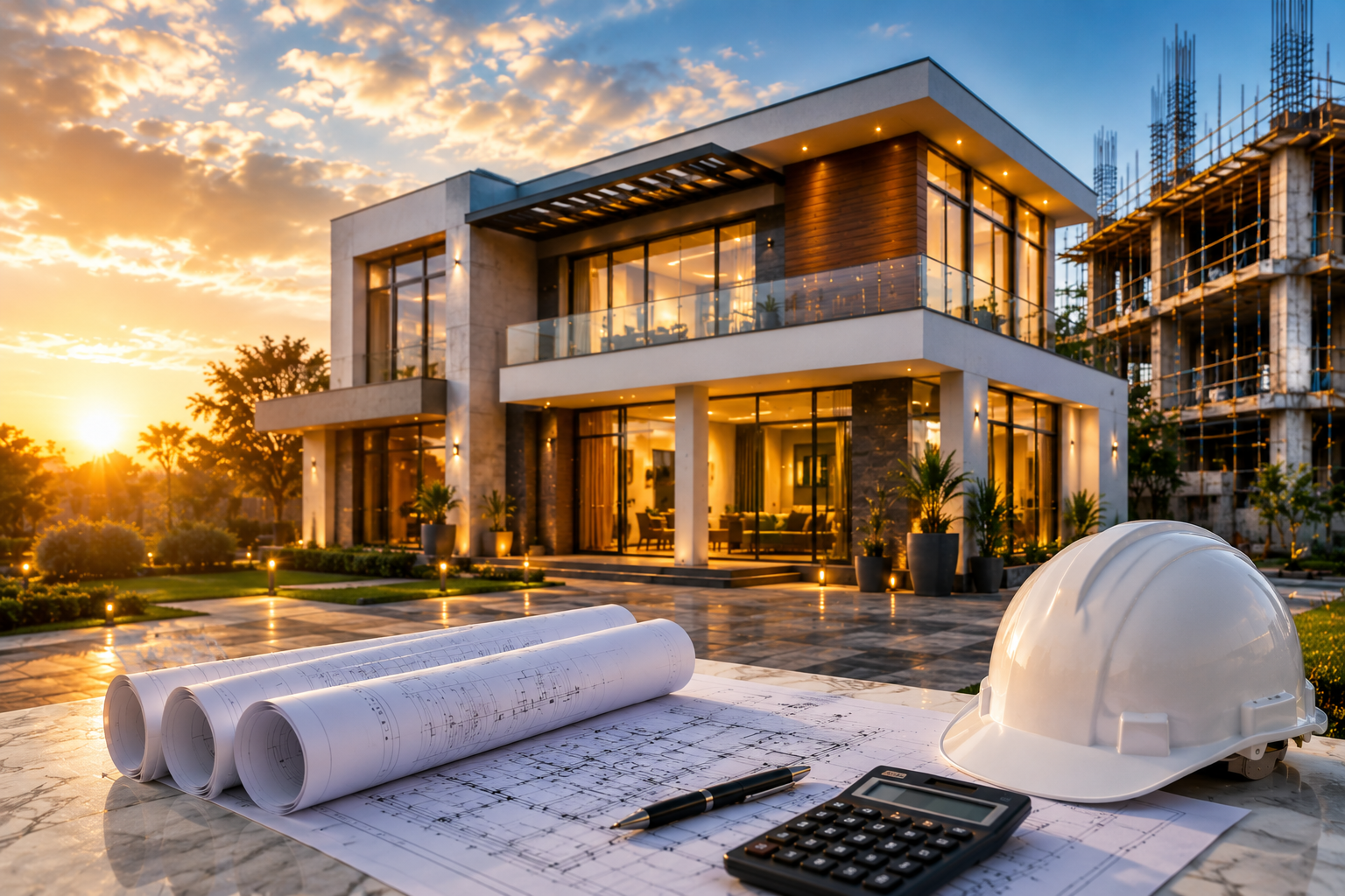 Residential construction project